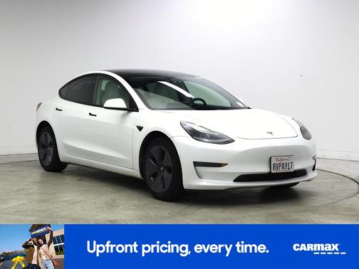 White 2021 Tesla Model 3 Standard Range Plus