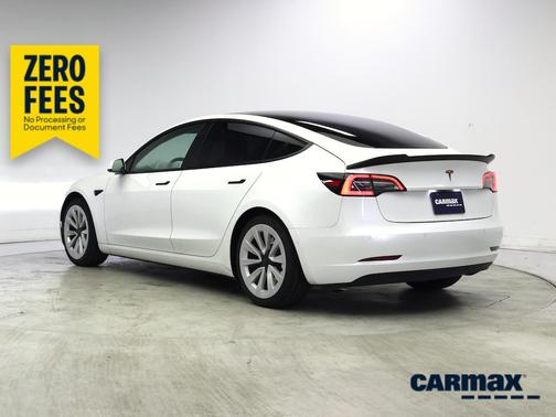 White 2021 Tesla Model 3 Standard Range Plus