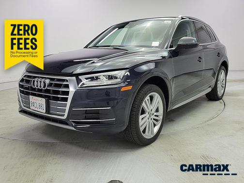 Blue 2018 Audi Q5 Premium Plus