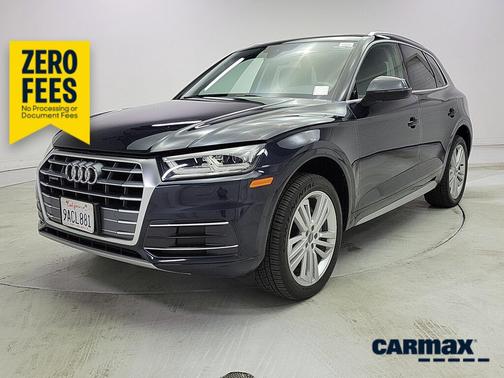 Blue 2018 Audi Q5 Premium Plus