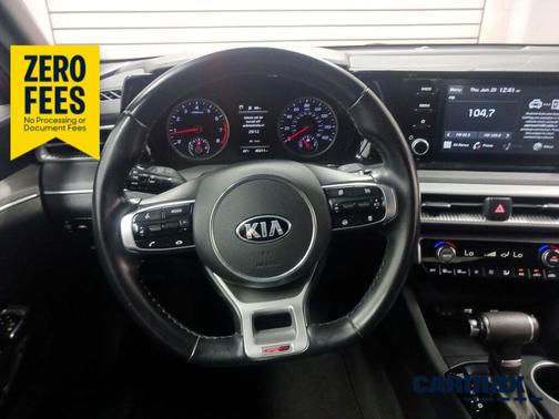 Red 2021 Kia K5 GT-Line