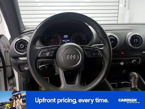 White 2018 Audi A3 Premium