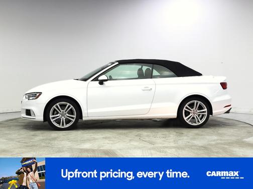 White 2018 Audi A3 Premium