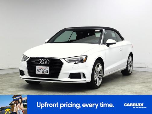 White 2018 Audi A3 Premium