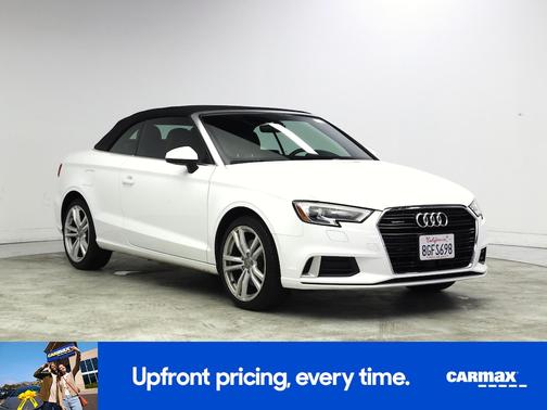 White 2018 Audi A3 Premium