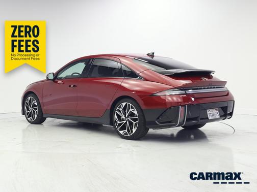Red 2023 Hyundai IONIQ 6 Limited