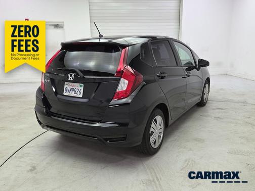 Black 2020 Honda Fit LX