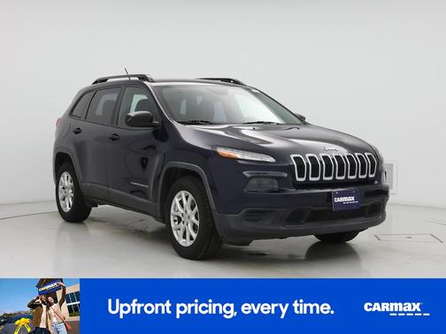 Blue 2015 Jeep Cherokee Sport