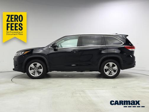 Black 2019 Toyota Highlander Limited