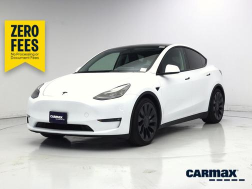 White 2024 Tesla Model Y Performance