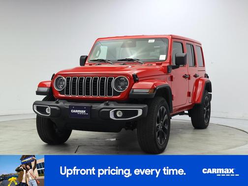 Red 2025 Jeep Wrangler 4xe Sahara