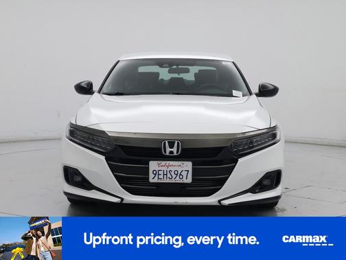 White 2022 Honda Accord Sport