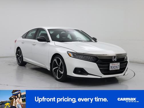White 2022 Honda Accord Sport
