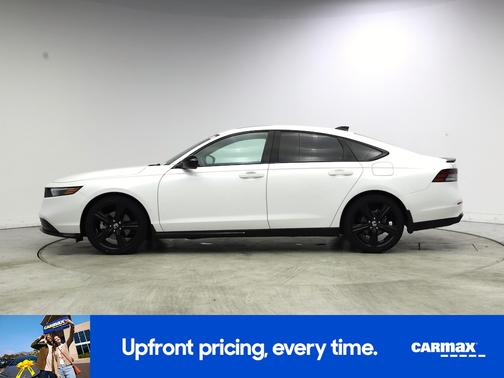 White 2023 Honda Accord Hybrid Sport-L