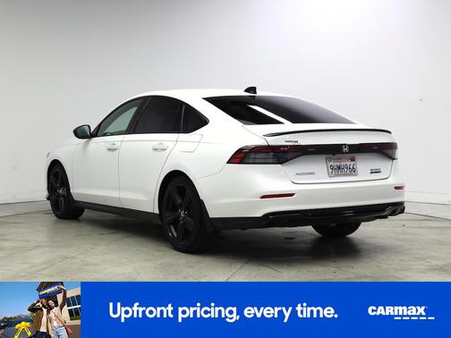 White 2023 Honda Accord Hybrid Sport-L
