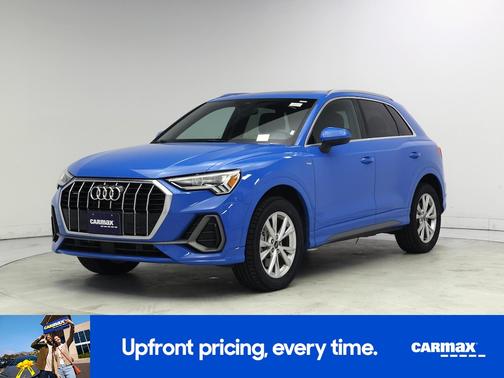 Blue 2023 Audi Q3 S-Line Premium