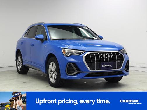 Blue 2023 Audi Q3 S-Line Premium