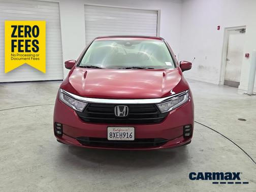 Red 2022 Honda Odyssey Touring