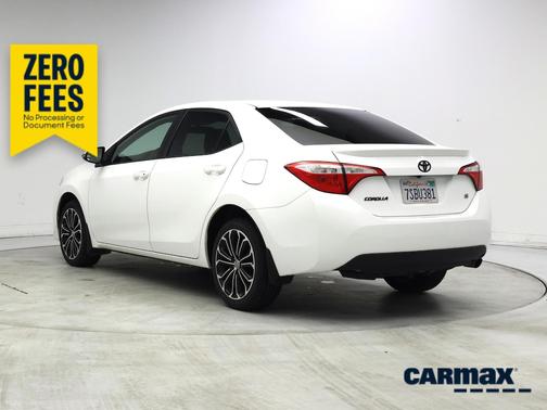 White 2016 Toyota Corolla S Plus