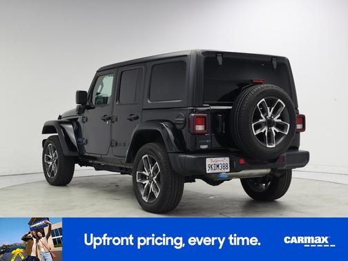 Black 2024 Jeep Wrangler 4xe Sport S