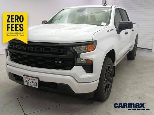 White 2023 Chevrolet Silverado 1500 Custom