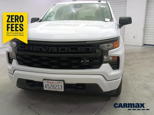 White 2023 Chevrolet Silverado 1500 Custom