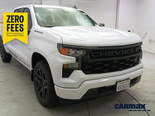 White 2023 Chevrolet Silverado 1500 Custom