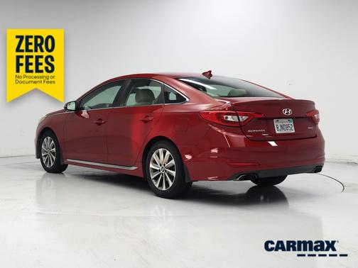 Red 2017 Hyundai SONATA Sport