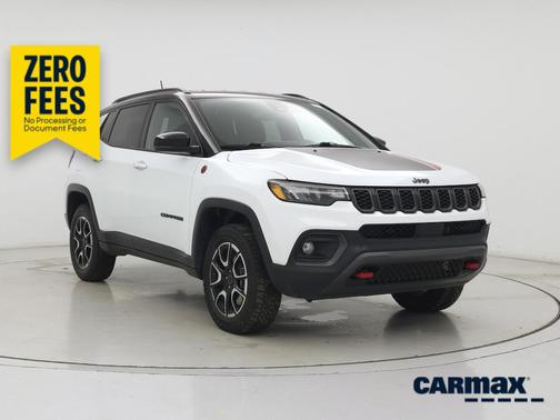 White 2025 Jeep Compass Trailhawk