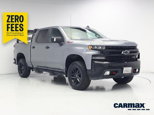 Silver 2021 Chevrolet Silverado 1500 LT Trail Boss