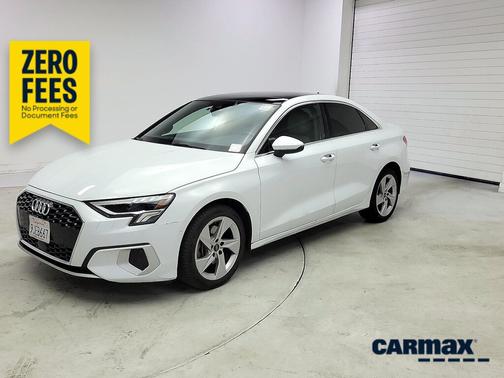 White 2023 Audi A3 Premium