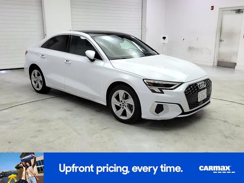 White 2023 Audi A3 Premium