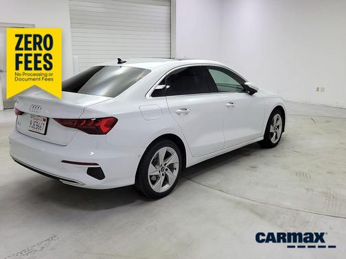 White 2023 Audi A3 Premium