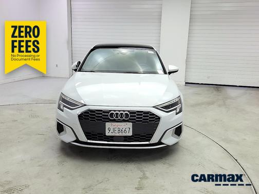 White 2023 Audi A3 Premium