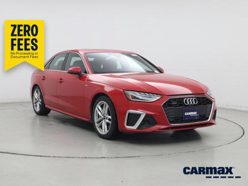 Red 2024 Audi A4 S-Line Premium Plus