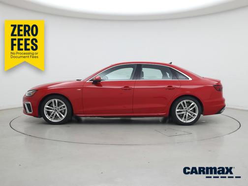Red 2024 Audi A4 S-Line Premium Plus