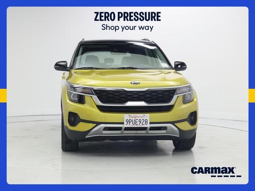 Yellow 2021 Kia Seltos S