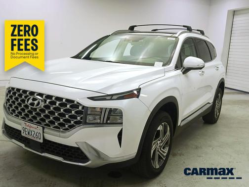 White 2023 Hyundai SANTA FE SEL