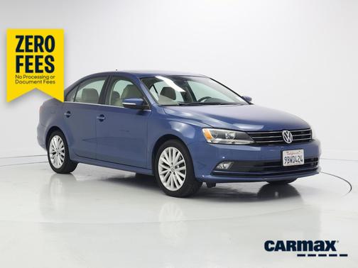 Blue 2016 Volkswagen Jetta SEL
