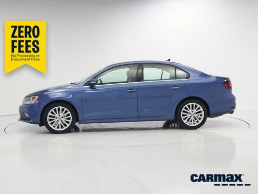 Blue 2016 Volkswagen Jetta SEL
