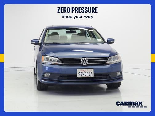 Blue 2016 Volkswagen Jetta SEL