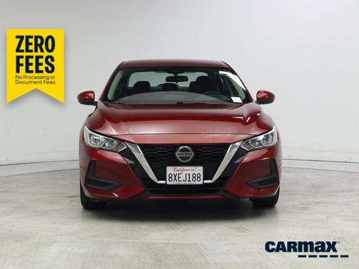 Burgundy 2021 Nissan Sentra SV