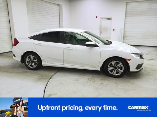 White 2017 Honda Civic LX