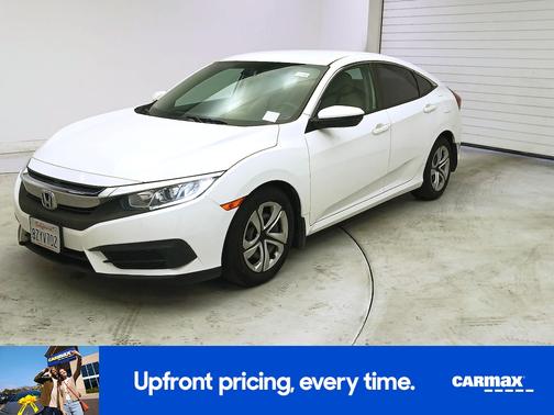 White 2017 Honda Civic LX