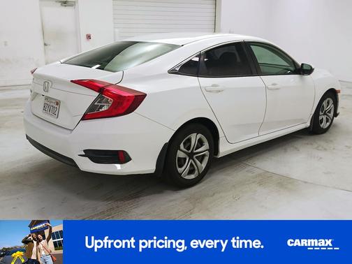 White 2017 Honda Civic LX