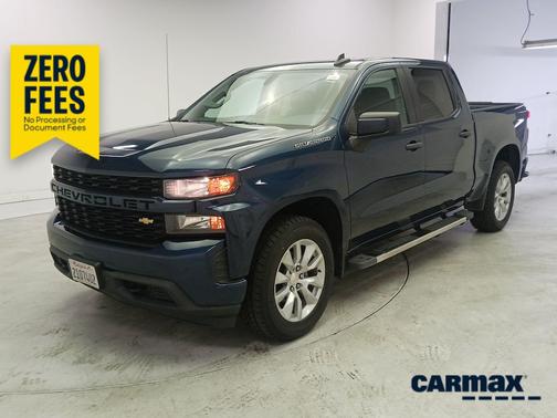 Blue 2019 Chevrolet Silverado 1500 Custom