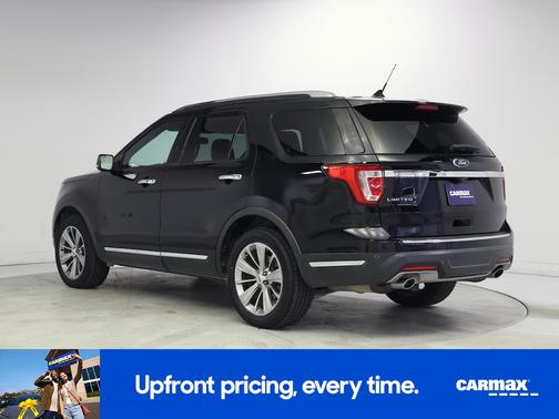 Black 2018 Ford Explorer Limited