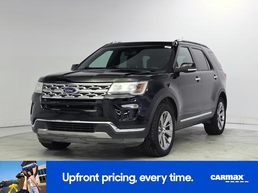 Black 2018 Ford Explorer Limited