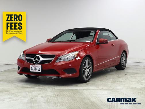Red 2015 Mercedes-Benz E-Class