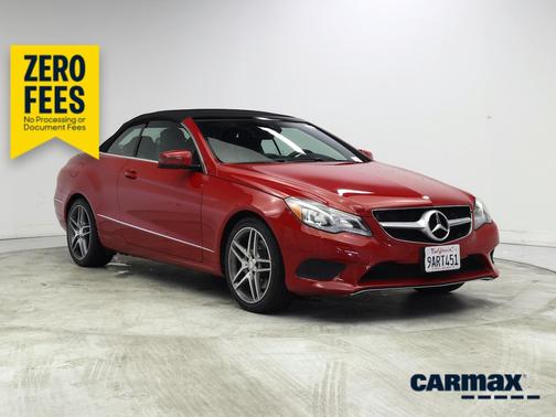 Red 2015 Mercedes-Benz E-Class
